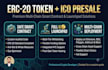 create erc20 token with ico smart contract and launchpad website