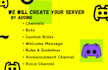 setup a complete discord server and chatbot for you