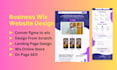 design wix website or figma to wix landing page and website redesign
