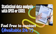 do quick advanced data analysis with report using spss and excel within 24 hour