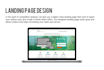 make professional landing page