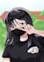 draw anime in my artstyle, portrait, concept art, oc, fanart