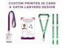 design print ready id card for school company or office