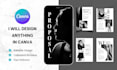 do canva media kit design