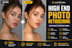 do high end skin retouching and photo editing