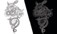 convert image to dxf, svg file for cnc laser cutting, engraving