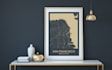 create a your city map poster or wall art print