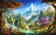 create fantasy landscape concept art