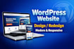 build wordpress website design and ecommerce website development