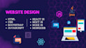 design responsive frontend website with HTML5, css3, bootstrap5 and js