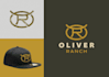 create vintage western logo and letter initials
