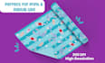 design kawaii seamless patterns for your brand or products