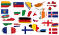 design custom grunge flag art for any country