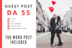 do guest post on high quality dating blog