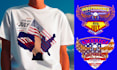design custom t shirt graphics for streetwear, logo, hangtag