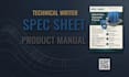 create and design your spec sheet and product manual