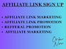 promote  affiliate referral link promotion