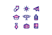 design a minimal and simple line icons