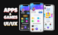 do app and game UI UX design in figma