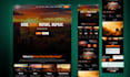 web design and build a wordpress responsive website