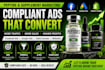 handle peptide ads issues run peptide ads peptide fb ig social media google ads