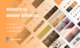 be creating website design and website redesign in figma
