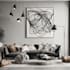 do modern abstract minimalist wall art design