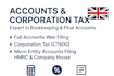 file UK company accounts, vat and self assessment return with hmrc