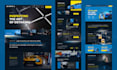 design a website for real estate, construction, logistics, healthcare in figma