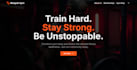 create a custom gym, fitness, yoga, and sports website with responsive design
