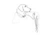 draw a custom line art tattoo design