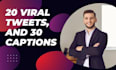 create eye catchy articles, linkedin contents, tweets post you love