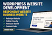 create wordpress website development, responsive website, business website