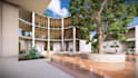 render 3d architectural design, home interior design walkthrough, exterior house