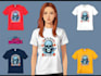 create a custom illustrated t shirt design
