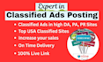 create top classified ads sites posting manually in USA
