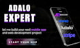 create adalo apps with database, payments, and API integration