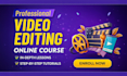 teach you best video editing course online