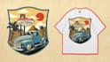 draw illustration vintage retro car