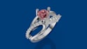 create professional 3d ring cad design in rhino, matrix