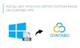 install windows 11 pro on the contabo server