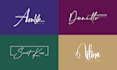 design signature, handwritten, lettering, scripted, cursive logo
