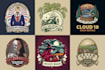 do creative hand drawn, retro and vintage logo design for your business