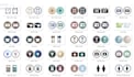 create custom icons and symbols with different appearances