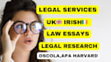 do law essays, case study, UK law, irish and USA law