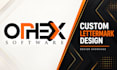 design a modern minimalist monogram and letter logo