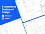 design modern dashboard, web app, admin panel UI
