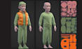 model 3d game character, 3d game character design, game character modeling