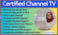create or setup roku channel, radio tv channel, amazon tv, sdk channel