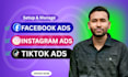 be your meta  and tiktok ads expert for sells and lead